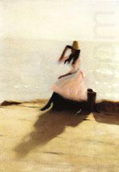 Philip Wilson Steer Young Woman on the Beach china oil painting image